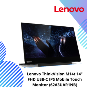 Lenovo ThinkVision M14/M14t 14-inch FHD LED Backlit LCD Monitor(61DDUAR6WW)/(62A3UAR1NB,touchscreen)