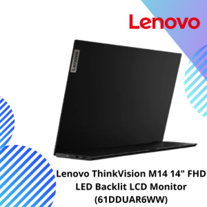 Lenovo ThinkVision M14/M14t 14-inch FHD LED Backlit LCD Monitor(61DDUAR6WW)/(62A3UAR1NB,touchscreen)