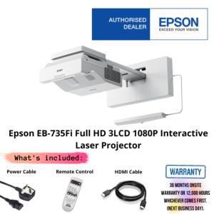 Epson EB-735Fi Full HD 3LCD 1080P Interactive Laser Projector