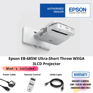 Epson EB-685W Ultra-Short Throw WXGA 3LCD Projector