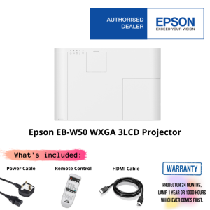 Epson EB-W50 WXGA 3LCD Projector