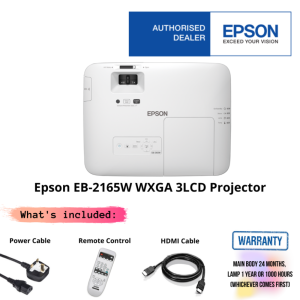 Epson EB-2165W WXGA 3LCD Projector