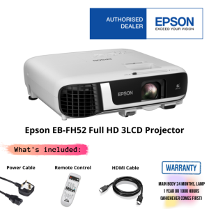 Epson EB-FH52 Full HD 3LCD Projector