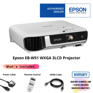 Epson EB-W51 WXGA 3LCD Projector