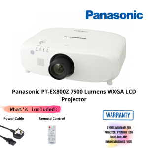 Panasonic PT-EX800Z 7500 Lumens WXGA LCD Projector