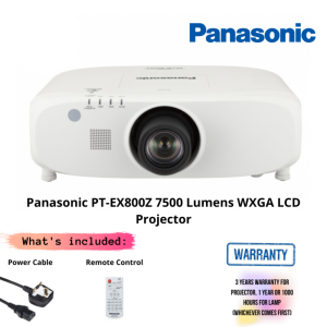 Panasonic PT-EX800Z 7500 Lumens WXGA LCD Projector
