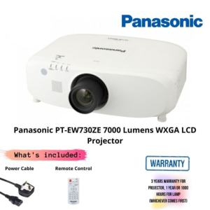 Panasonic PT-EW730ZE 7000 Lumens WXGA LCD Projector
