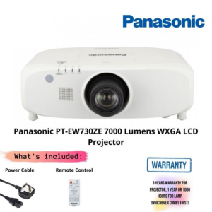 Panasonic PT-EW730ZE 7000 Lumens WXGA LCD Projector