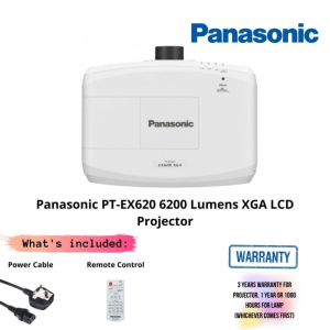 Panasonic PT-EX620 6200 Lumens XGA LCD Projector