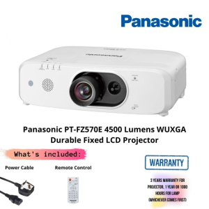 Panasonic PT-FZ570E 4500 Lumens WUXGA Durable Fixed LCD Projector