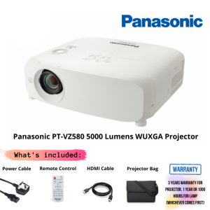 Panasonic PT-VZ580 5000 Lumens WUXGA Projector