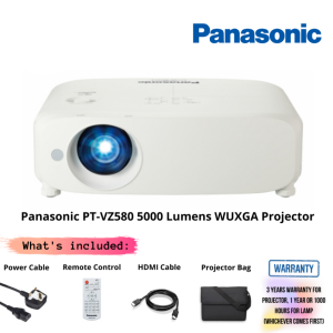 Panasonic PT-VZ580 5000 Lumens WUXGA Projector