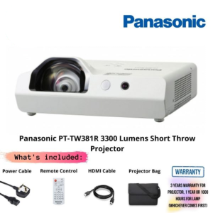 Panasonic PT-TW381R 3300 Lumens Short Throw Projector
