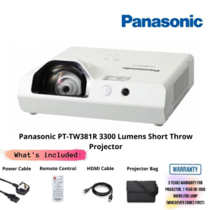 Panasonic PT-TW381R 3300 Lumens Short Throw Projector