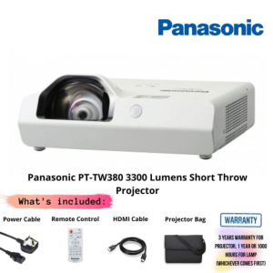 Panasonic PT-TW380 3300 Lumens Short Throw Projector