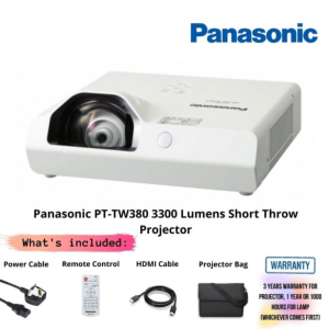 Panasonic PT-TW380 3300 Lumens Short Throw Projector