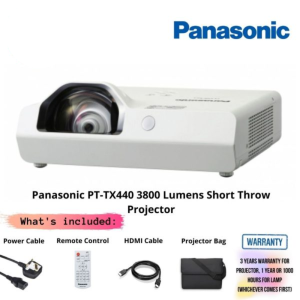 Panasonic PT-TX440 3800 Lumens Short Throw Projector