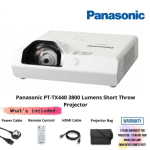 Panasonic PT-TX440 3800 Lumens Short Throw Projector