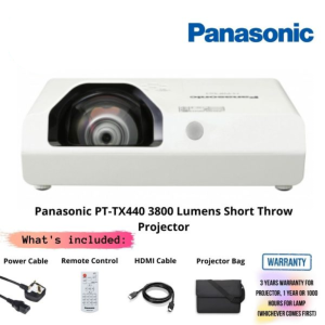 Panasonic PT-TX440 3800 Lumens Short Throw Projector