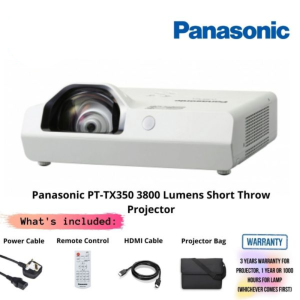 Panasonic PT-TX350 3800 Lumens Short Throw Projector