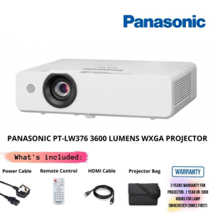 PANASONIC PT-LW376 3600 LUMENS WXGA PROJECTOR