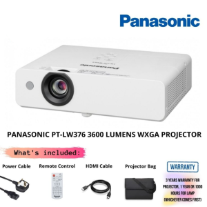 PANASONIC PT-LW376 3600 LUMENS WXGA PROJECTOR