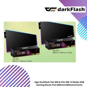 Aigo Darkflash Flex 800 & Flex 900 14 Modes RGB Gaming Mouse Pad (900mmx400mmx4.5mm)