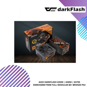 AIGO DARKFLASH GS550 GS650 GS750 550W/650W/750W FULL MODULAR 80+ BRONZE PSU
