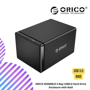 ORICO NS500RU3 5 Bay USB3.0 Hard Drive Enclosure with Raid
