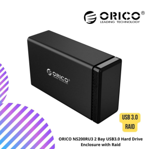 ORICO NS200RU3 2 Bay USB3.0 Hard Drive Enclosure with Raid