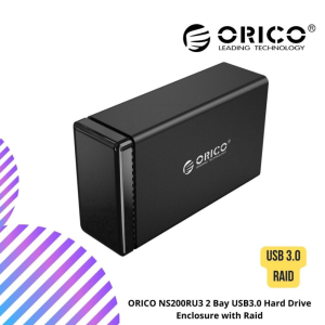 ORICO NS200RU3 2 Bay USB3.0 Hard Drive Enclosure with Raid