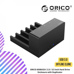 ORICO 6558US3-C 2.5 / 3.5 inch Hard Drive Enclosure with Duplicator