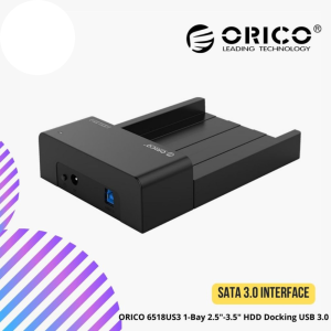 ORICO 6518US3 1-Bay 2.5"-3.5" HDD Docking USB 3.0