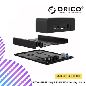 ORICO 6518US3 1-Bay 2.5"-3.5" HDD Docking USB 3.0
