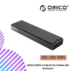 ORICO M2PV-C3-BK-EP M.2 NVMe SSD Enclosure