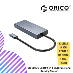 ORICO MC-U501P 5 in 1 Multifunctional Docking Station