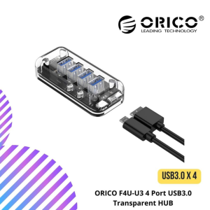 ORICO F4U-U3 4 Port USB3.0 Transparent HUB
