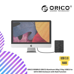 ORICO 9558RU3 ORICO Aluminum Alloy 5 Bay USB3.0 to SATA HDD Enclosure with Raid Function