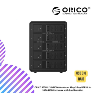ORICO 9558RU3 ORICO Aluminum Alloy 5 Bay USB3.0 to SATA HDD Enclosure with Raid Function