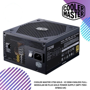 COOLER MASTER V750 GOLD - V2 SEMI-FANLESS FULL-MODULAR 80 PLUS GOLD POWER SUPPLY (MPY-750V-AFBAG-UK)