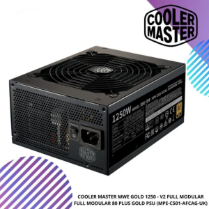 COOLER MASTER MWE GOLD 1250 - V2 FULL MODULAR FULL MODULAR 80 PLUS GOLD PSU (MPE-C501-AFCAG-UK)