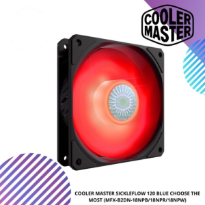 COOLER MASTER SICKLEFLOW 120 BLUE CHOOSE THE MOST (MFX-B2DN-18NPB/18NPR/18NPW)