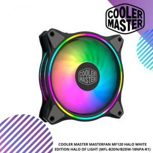COOLER MASTER MASTERFAN MF120 HALO WHITE EDITION HALO OF LIGHT (MFL-B2DN/B2DW-18NPA-R1)