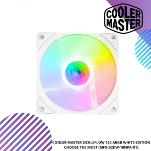 COOLER MASTER SICKLEFLOW 120 ARGB WHITE EDITION CHOOSE THE MOST (MFX-B2DW-18NPA-R1)