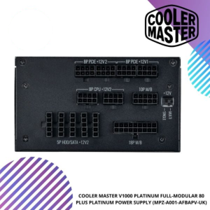 COOLER MASTER V1000 PLATINUM FULL-MODULAR 80 PLUS PLATINUM POWER SUPPLY (MPZ-A001-AFBAPV-UK)