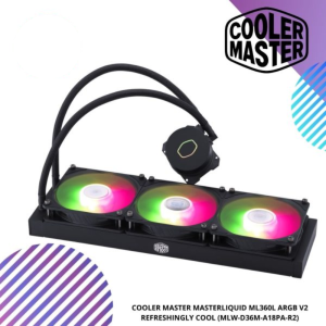 COOLER MASTER MASTERLIQUID ML360L ARGB V2 REFRESHINGLY COOL (MLW-D36M-A18PA-R2)