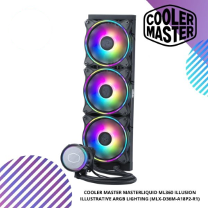 COOLER MASTER MASTERLIQUID ML360 ILLUSION ILLUSTRATIVE ARGB LIGHTING (MLX-D36M-A18P2-R1)