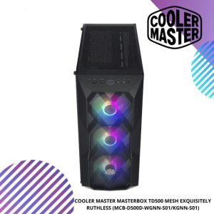 COOLER MASTER MasterBox TD500 Mesh Mid Tower Case (MCB-D500D-WGNN-S01/KGNN-S01)