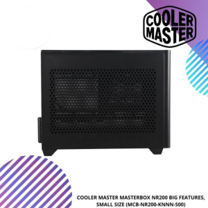COOLER MASTER MasterBox NR200 Mini-ITX PC Case (MCB-NR200-KNNN-S00)