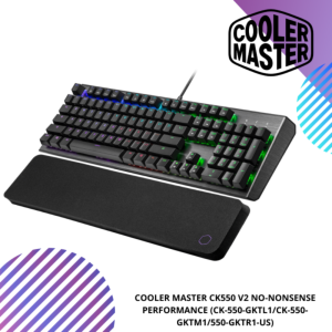 COOLER MASTER CK550 V2 Mechanical Gaming Keyboard (CK-550-GKTL1/CK-550-GKTM1/550-GKTR1-US)